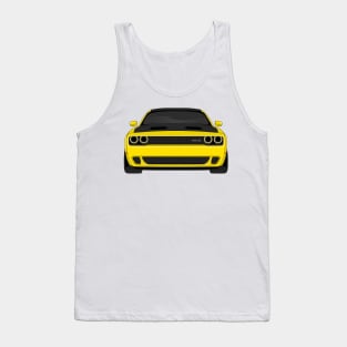 DODGE HELLCAT FRONT YELLOW Tank Top